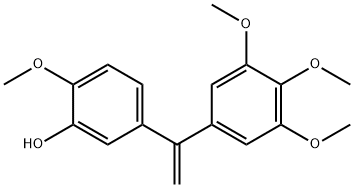 Phenol, 2-methoxy-5-[1-(3,4,5-trimethoxyphenyl)ethenyl]- Struktur