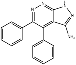 4,5-DIPHENYL-1H-PYRAZOLO[3,4-C]PYRIDAZIN-3-AMINE Struktur