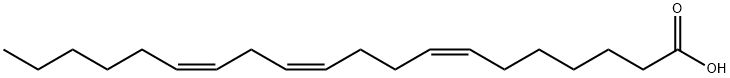 7(Z),11(Z),14(Z)-Eicosatrienoic acid Struktur