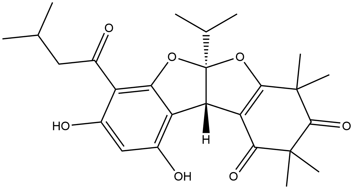 Rhodomyrtosone A Struktur