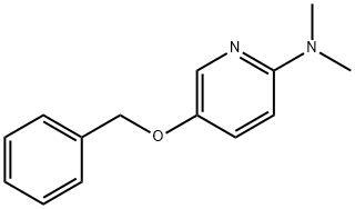 N,N-Dimethyl-5-phenylmethoxypyridin-2-amine Struktur