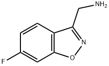 1,2-Benzisoxazole-3-methanamine, 6-fluoro- Struktur