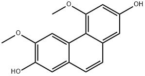 2, 7-dihydroxy-4, 6-dimethoxy phenanthrene Struktur