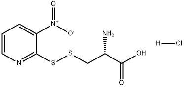 L-Alanine, 3-[(3-nitro-2-pyridinyl)dithio]-, hydrochloride (1:1) Struktur