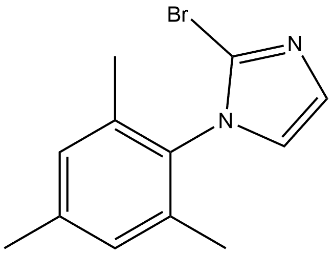 2-Bromo-1-mesityl-1H-imidazole Struktur