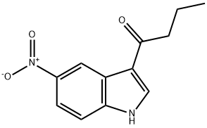 1-Butanone, 1-(5-nitro-1H-indol-3-yl)- Struktur