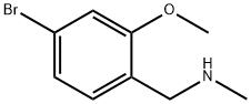 [(4-Bromo-2-methoxyphenyl)methyl](methyl)amine Struktur