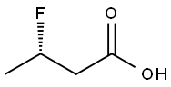 Butanoic acid, 3-fluoro-, (S)- (9CI) Struktur