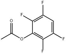 Phenol, 2,3,5,6-tetrafluoro-, acetate (9CI) Struktur