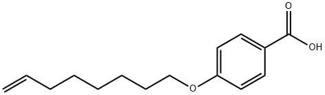 Benzoic acid, 4-(7-octen-1-yloxy)- Struktur