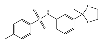 Benzenesulfonamide, 4-methyl-N-[3-(2-methyl-1,3-dioxolan-2-yl)phenyl]-