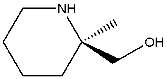 (R)-(2-methylpiperidin-2-yl)methanol Struktur