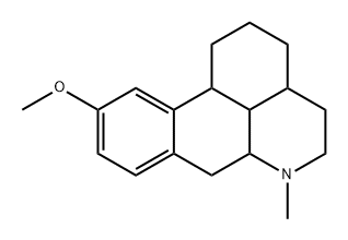 1H-Dibenzo[de,g]quinoline, 2,3,3a,4,5,6,6a,7,11b,11c-decahydro-10-methoxy-6-methyl- Struktur