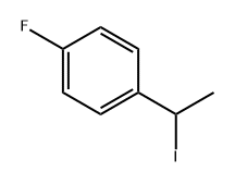 Benzene, 1-fluoro-4-(1-iodoethyl)- Struktur