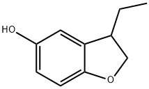 5-Benzofuranol, 3-ethyl-2,3-dihydro- Struktur