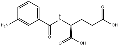 L-Glutamic acid, N-(3-aminobenzoyl)- Struktur