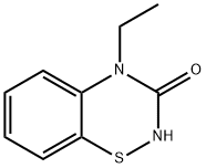 2H-1,2,4-Benzothiadiazin-3(4H)-one, 4-ethyl- Struktur