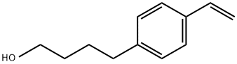 Benzenebutanol, 4-ethenyl- Struktur