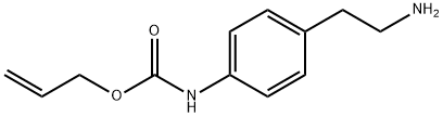 4-(2-aminoethyl)-N-(allylcarbonyloxy)phenylamine Struktur