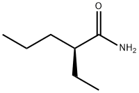 Pentanamide, 2-ethyl-, (2S)- Struktur