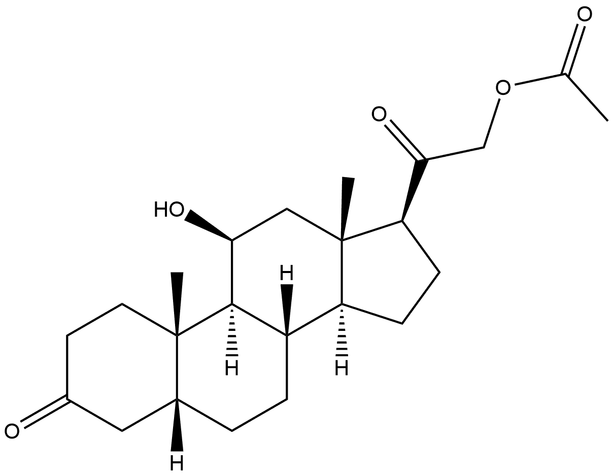 4,5-Dehydro-corticosterone 21-Acetate Struktur