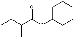 Butanoic acid 2-methylcyclohexyl ester Struktur