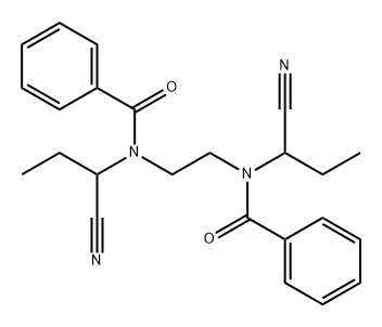 Benzamide, N,N'-1,2-ethanediylbis[N-(1-cyanopropyl)-