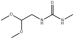 Urea, N-(2,2-dimethoxyethyl)-N'-methyl- Struktur