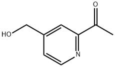 Ethanone, 1-[4-(hydroxymethyl)-2-pyridinyl]- Struktur