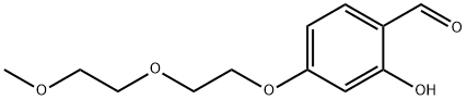 Benzaldehyde, 2-hydroxy-4-[2-(2-methoxyethoxy)ethoxy]- Struktur