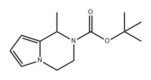 Pyrrolo[1,2-a]pyrazine-2(1H)-carboxylic acid, 3,4-dihydro-1-methyl-, 1,1-dimethylethyl ester Struktur