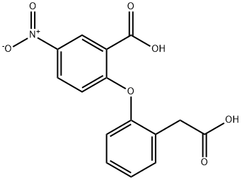 Benzeneacetic acid, 2-(2-carboxy-4-nitrophenoxy)-