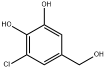 1,2-Benzenediol, 3-chloro-5-(hydroxymethyl)- Struktur