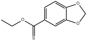 1,3-Benzodioxole-5-carbothioic acid O-ethyl ester Struktur