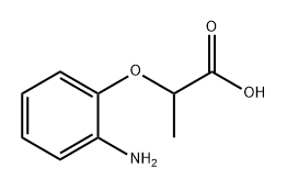 2-(2-aminophenoxy)propanoic acid Struktur