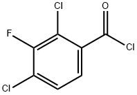 Benzoyl chloride, 2,4-dichloro-3-fluoro- Struktur