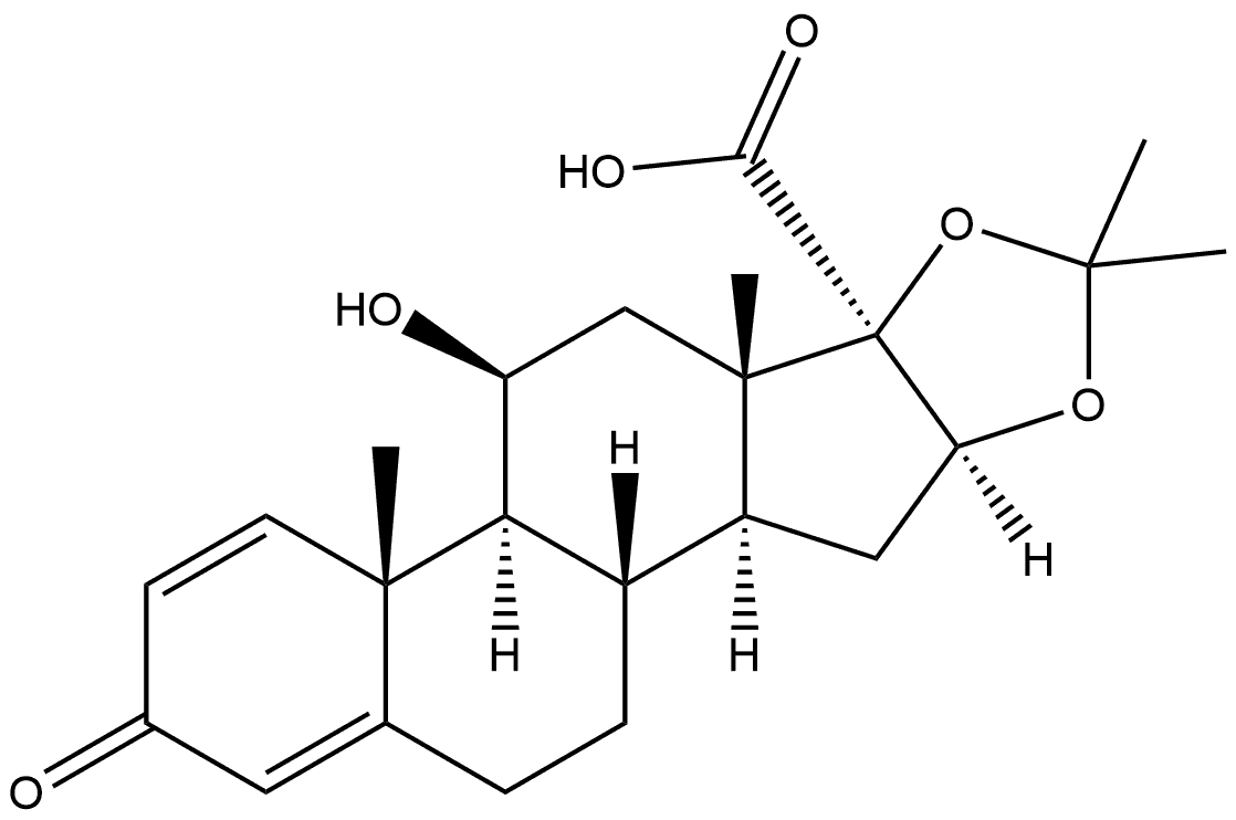 17-Carboxy Desonide Struktur