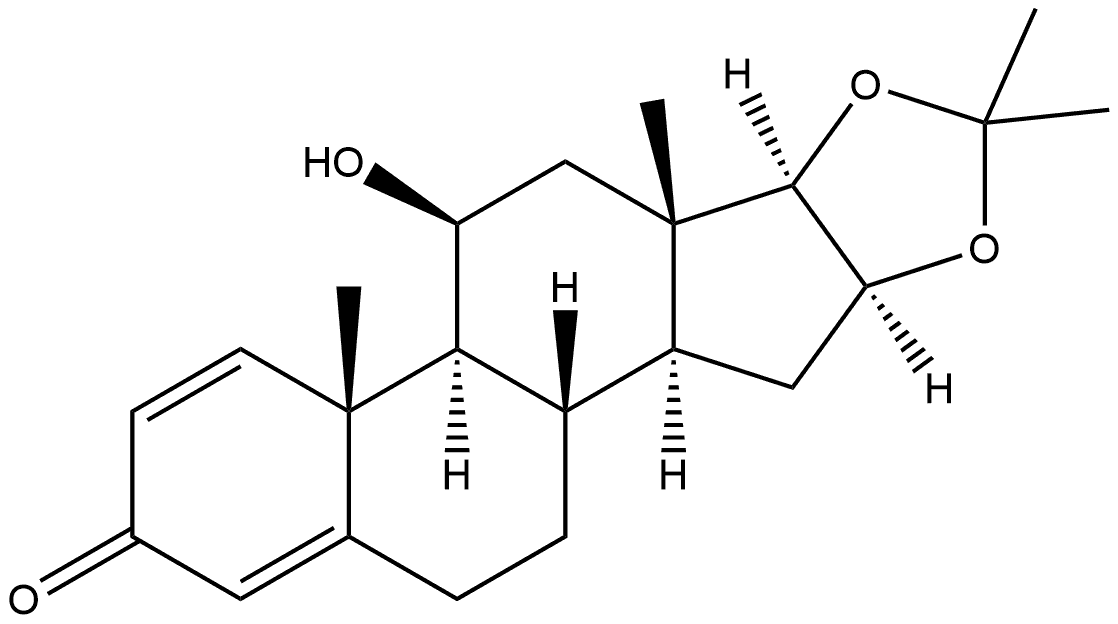 Desglycolaldehyde Desonide Struktur