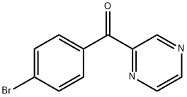 Methanone, (4-bromophenyl)-2-pyrazinyl- Struktur