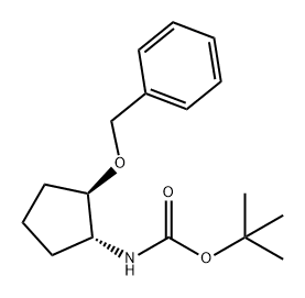 Carbamic acid, N-[(1R,2R)-2-(phenylmethoxy)cyclopentyl]-, 1,1-dimethylethyl ester