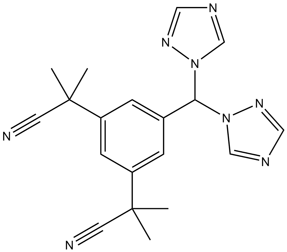 Anastrozole Impurity 18 Struktur