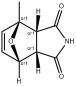 (3aR,4R,7S,7aS)-rel-3a,4,7,7a-tetrahydro-4-Methyl-4,7-Epoxy-1H-isoindole-1,3(2H)-dione (Relative stereocheMistry) Struktur