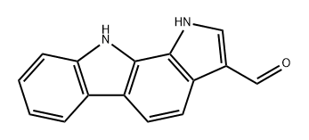 Pyrrolo[2,3-a]carbazole-3-carboxaldehyde, 1,10-dihydro- Struktur