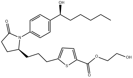 Aganepag ethanediol Struktur