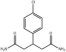 Pentanediamide, 3-(4-chlorophenyl)- Struktur