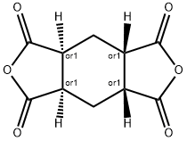 (1R,2S,4S,5R)-cyclohexane-1,2,4,5-tetracarboxylic dianhydride Struktur