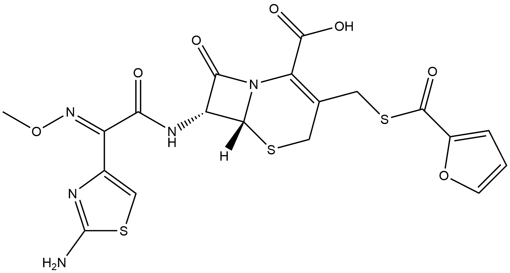 (E)-Ceftiofur Struktur