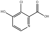 2-Pyridinecarboxylic acid, 3-chloro-4-hydroxy- Struktur