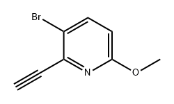 Pyridine, 3-bromo-2-ethynyl-6-methoxy- Struktur