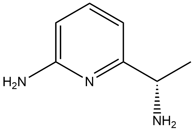 2-Pyridinemethanamine, 6-amino-α-methyl-, (αS)- Struktur